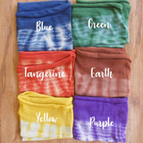 Tie Dye Full Coverage Double Head Wraps